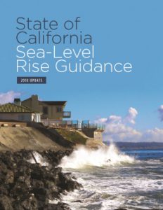 Cover image of the 2018 Update of the Sea-Level Rise Guidance Plan