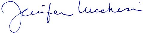 image of jennifer lucchesi's signature